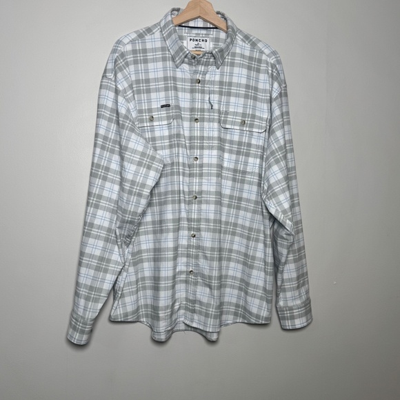 Poncho The Snowcat Utility Style Flannel Men's Sz XL - Picture 2 of 11
